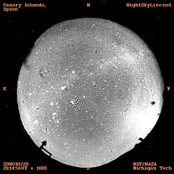 Canary Islands, Spain Jan. 28, 2008 UTC 20:14:56 180 seconds