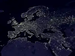 Europe, North Africa and the Middle East
